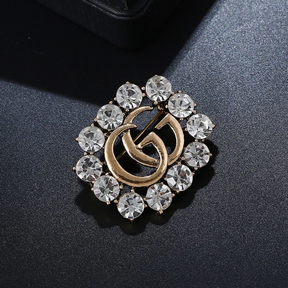 📣GG gold brooches bride denim pin bridesmaid - Picture 3 of 4